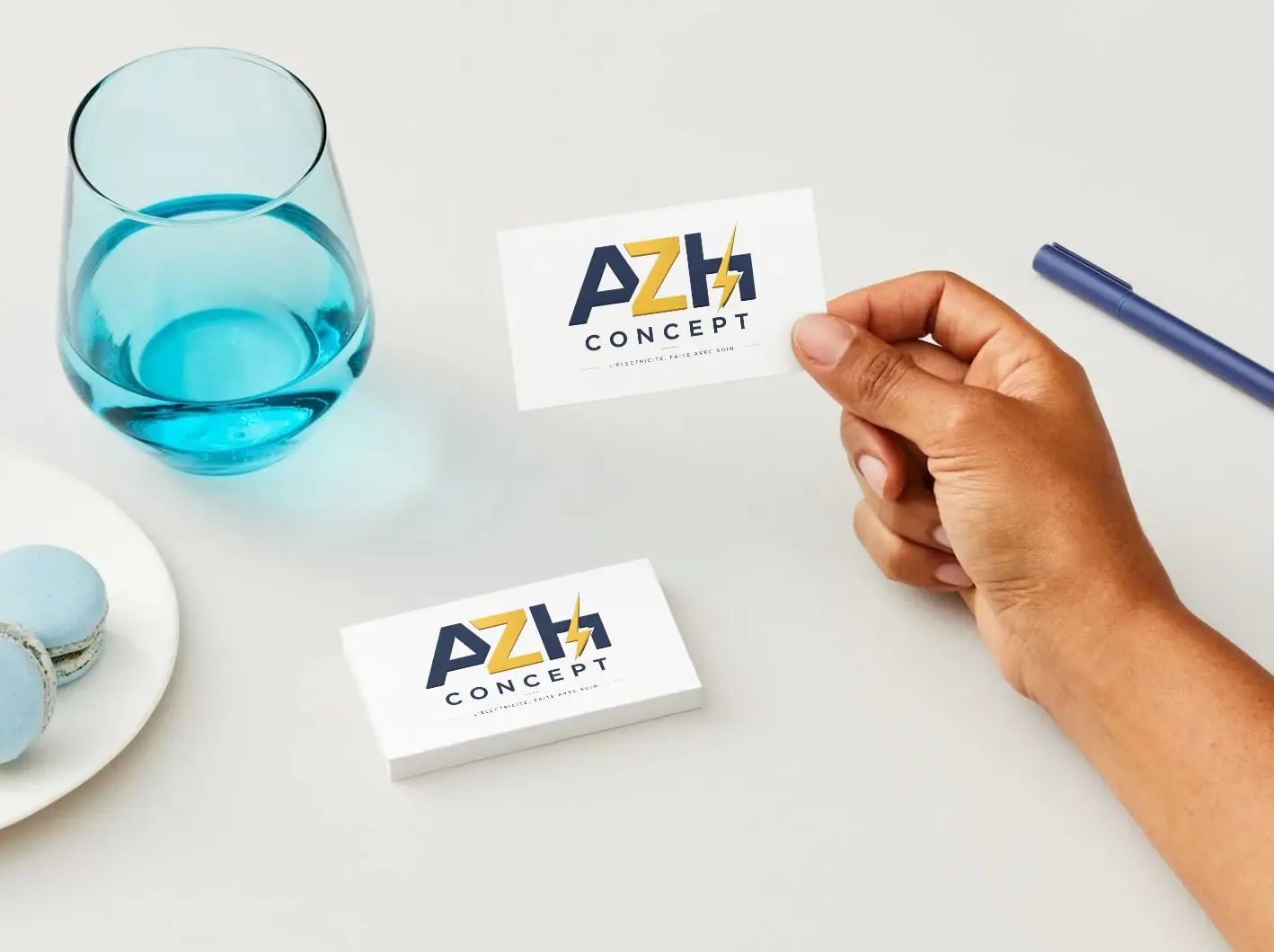 AZH Concept — Cartes de visite & Ads